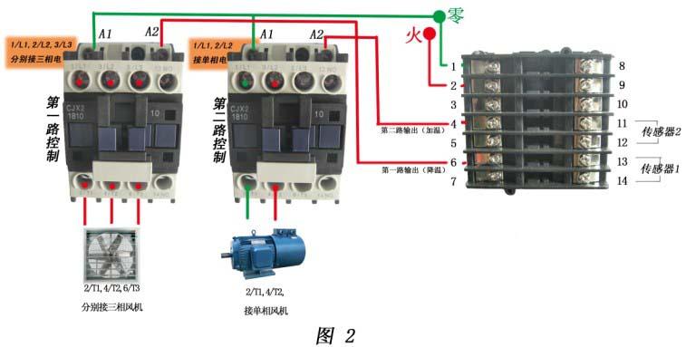 浮球液位控制器与交流接触器的接线方法