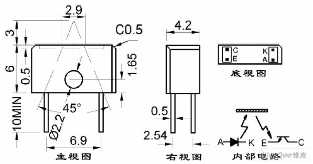 反射式红外光电传感器的探测距离研究