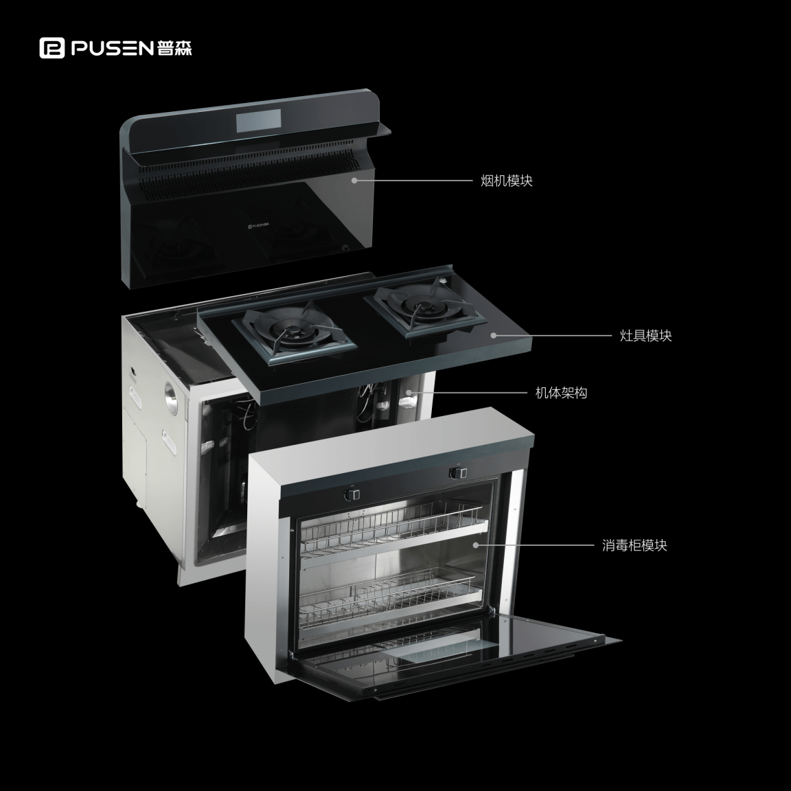 布料包装制品与排烟机模块的区别